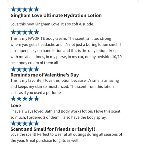 2/$24 NEW Bath & Body Works GINGHAM LOVE Body Cream 8 oz - Picture 8 of 16